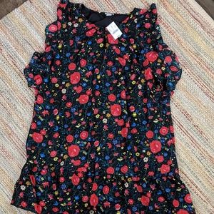 J. Crew floral midi dress size XL nwt